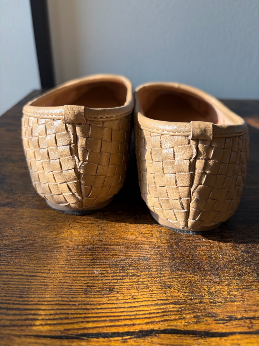 Universal Thread Woven Tan Women's Slip-On Flats - Picture 4 of 5